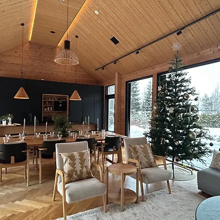 Parkkipaikalla Upealla Alueella Cassa Laurassa Rovaniemellae *