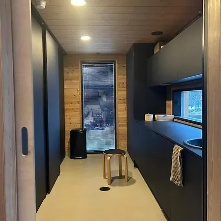Parkkipaikalla Upealla Alueella Cassa Laurassa Rovaniemellae Rovaniemi